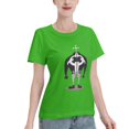 thumbnail image 2 of T-Shirt Basique à Manches Courtes pour Femmes, une Pièce, Grand Ours, 2 of 6