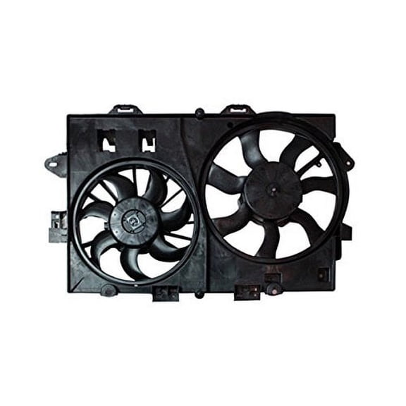 Dual Radiator and Condenser Fan Assembly - Cooling Direct Fit/For GM3115226 08-08 Chevrolet Equinox 3.6L (1st Design)