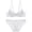 White, variant on Levmjia Women's Lingerie Bra Set Thin Lace Push Up Bra with Panties Deep V Backless Comfortable for Sleep Date Night Valentine Everyday Wear