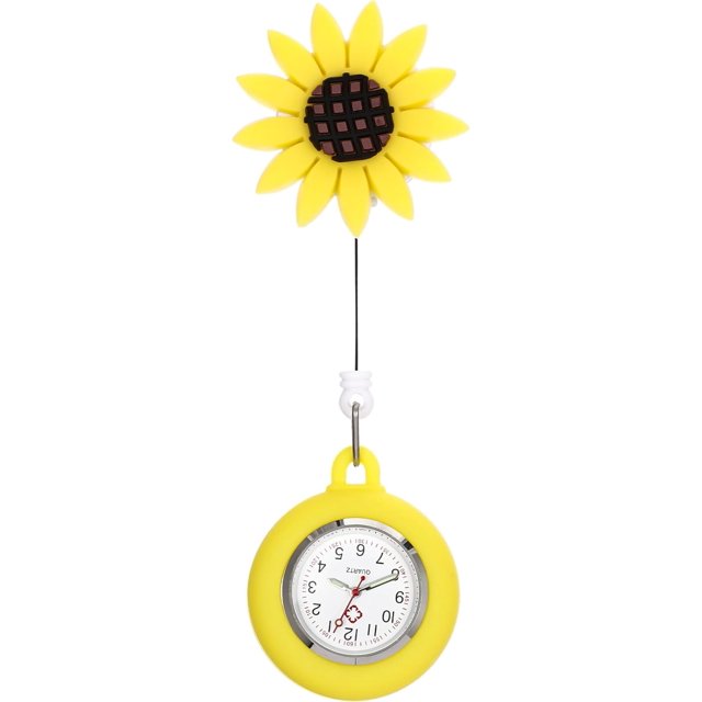 Tienda de juguetes WeiHuan Reloj retráctil con segundero para enfermeras Reloj de bolsillo con clip para colgar Estetoscopio Reloj de solapa Reloj digital Reloj de bolsillo para estudiantes Mujeres Ho