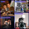 thumbnail image 4 of Camera Light, ARTCISE LED Video Light with 2000mAh Rechargeable Battery, 2500-6500K with Cold Shoe Mount for Sony, Nikon, Canon DSLR and Vlogging, You, 4 of 4
