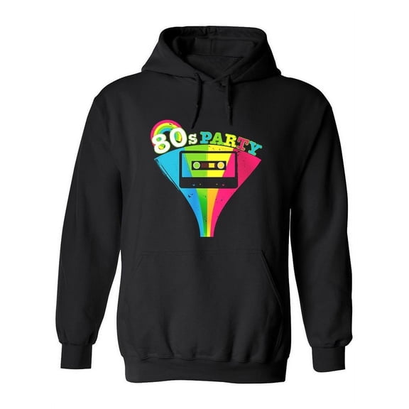 Retro Poster - 80s Party Flyer  Hoodie Women -Image by Shutterstock, Female x-Large