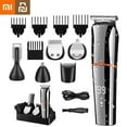 thumbnail image 2 of For YKHSG Youpin Hair Clipper 6 In 1 Hair Trimmer for Men Eyebrow Beard Trimmer Fully Washable Electric Hair Clipper Grooming Kit (For Xiaomi clipper), 2 of 7