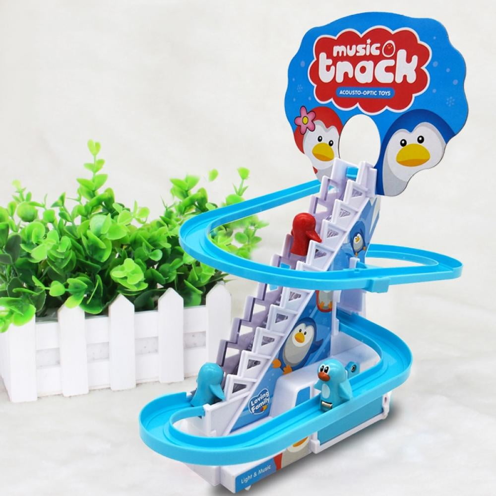 Boley Musical Penguin Roller Coaster 11 Piece Set With Tiny Penguin