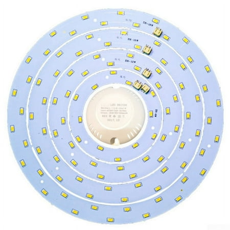 

UHUSE 12/15/18W Circle Shaped 5730 LED Panel Ceiling Light Fixtures Board Lamp Plate