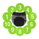 thumbnail image 2 of 10 marcadores numerados para suelo, tapetes de entrenamiento de velocidad y agilidad para gimnasios. Verde, 2 of 9