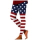 thumbnail image 2 of WILLBEST Leggings Con Estampado Tie-Dye Del Día de La Independencia Para Mujer, Pantalones de Yoga de Cintura Alta, Para Entrenamiento, Correr, Atletismo, Estiramiento, Cómodos, Para Fitness Mediana, 2 of 5