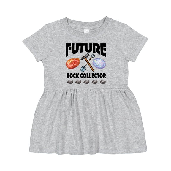 Inktastic Future Rock Collector Girls Baby Dress