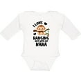 thumbnail image 3 of Inktastic Monkey I Love Hanging out with My Nana Boys or Girls Long Sleeve Baby Bodysuit, 3 of 5