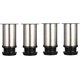 thumbnail image 1 of 4 patas ajustables Patas de gabinete gruesas de 80 mm de altura Patas de mesa Patas de muebles, acero inoxidable cepillado, altura ajustable 0-15 mm Viene con, 1 of 5