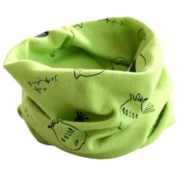 Foulard Bébé Col Rond en Coton pour Garçons et Filles Automne Hiver
