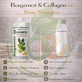 thumbnail image 3 of Bergamot + Collagen Shampoo – 950 ml – Salt-Free – Deep Cleansing & Frizz Control – Moisturizes, Conditions & Smooths – Professional Hair Care – Silky Appearance & Fresh Scent By LabsIncredible, 3 of 9