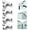 T Shape, variant on Aluminum Tile Clamp, Multi-Shape L T Cross Screw Fixed Tile and Glass Connector Bracket for Tile, Glass, Wood Panel and Decorative Board Installation for Kitchen and Bathroom Projects