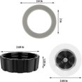 thumbnail image 2 of Parts compatible Hamilton Beach Blender Blades With Base And 2 O Ring Gasketwanan, 2 of 4