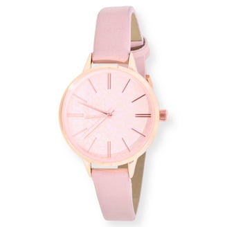 Time and Tru Pink Silicone Digital Watch for Women with Light-Up