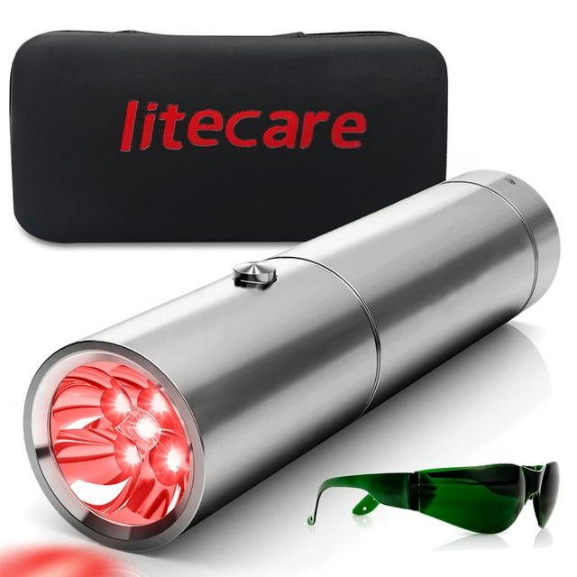 Varita de terapia con luz roja LITECARE para aliviar el dolor corporal y facial