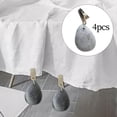 thumbnail image 3 of Perchas de peso de mesa de servicio pesado con colgante de piedra de peso de Clip para cena de boda 4 piezas perfecl Colgador de pesas para mantel, 3 of 8