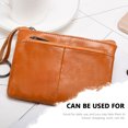 thumbnail image 3 of ADDHAT Cartera De En Cuero Marrón Para Almacenar Tarjetas Y Monedas, 3 of 8