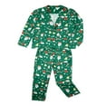 thumbnail image 4 of FNNMNNR Family Parent-child Blazer Sets Christmas Long Sleeve Coat Trousers, 4 of 6
