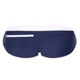 thumbnail image 5 of Men's Swim Briefs Double Mesh Lifting Thong Breathable Lace Up Swimsuit Bottoms for Men, 5 of 5