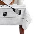 thumbnail image 4 of Ice Hockey Table Cloth Waterproof Tablecloths, Farmhouse Rustic Ball Sport Game Wooden Grain Tablecloth Dining Table Cover for Kitchen Party Tabletop Outdoor, Rectangle Tablecloth 52x70 Inch, 4 of 9