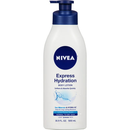 NIVEA express Hydratation Lotion pour le corps 16.9 fl. onces.