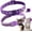 Purple, variant on Puppy Collar with Bell, 2-Pack Reflective Strip Girl's Cat Collars with Bells, Nylon Small Dog Collars with Bells Adjustable for Puppy XXS XS Small Female Dogs Kitten