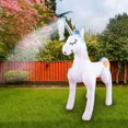 thumbnail image 2 of Splash Buddies – Arroseur gonflable géant Licorne, 2 of 6