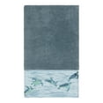 thumbnail image 2 of Authentic Hotel and Spa  Turkish Cotton Turtles Embroidered Teal Blue 8-piece Towel Set, 2 of 4