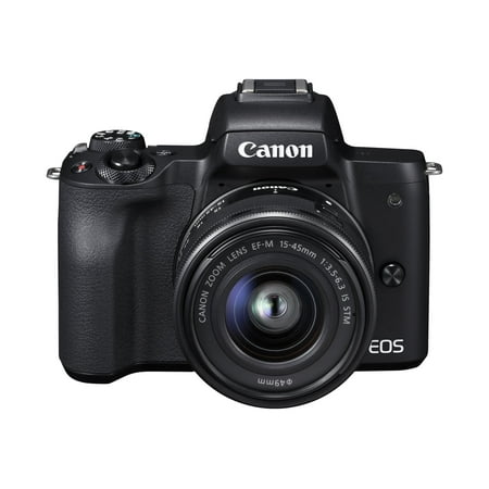 Canon - EOS M50 Mark II Mirrorless Camera 2 Lens Kit with EF-M 15-45mm f/3.5-6.3 IS STM & EF-M 55-200mm f/4.5-6.3 IS STM Lenses