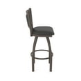 thumbnail image 4 of 870 Hadleigh 25" Swivel Counter Stool with Bronze Finish and Canter Iron Seat and Back, 4 of 5