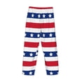 thumbnail image 5 of Xecao American Patriotic Stars And Stripes Men's Straight Lounge Pajama Pants: The Ultimate in Comfortable Sleepwear, 5 of 9