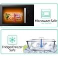 thumbnail image 4 of DFA 10 Pack Glass Food Storage Containers with Lids Leakproof, Airtight Glass Meal Prep Containers For Lunch, On The Go, Leftover, Dishwasher Safe, 4 of 12