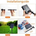 thumbnail image 4 of Inteprter Solar al aire libre 32m 100/300 LED Paisaje Patio Camino Jardín Luces decorativas Fiesta colorida Lámpara solar 12-22m Iluminación y accesorios, 4 of 6