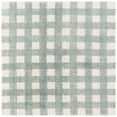 thumbnail image 2 of SAFAVIEH Easy Care Maggie Plaid Area Rug, Ivory/Teal, 6' x 6' Square, 2 of 11
