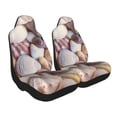 thumbnail image 2 of Honeii Sea Shells for Car Seat Covers Full Set, Seat Covers for Cars, Car Seat Protector Waterproof, Leather Car Seat Cushion-2 PCS, 2 of 9