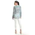 thumbnail image 3 of Blusa transparente diseño tie dye Roman Fashion/Juvenil, 20295 (Verde) verde CH, 3 of 5