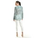 thumbnail image 3 of Blusa transparente diseño tie dye Roman Fashion/Juvenil, 20295 (Verde) verde M, 3 of 5