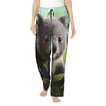 thumbnail image 1 of Balery Daisy Koala Pantalones de pijama para mujer, pijamas ultraligeros, pantalones de estar por casa-Medium, 1 of 6