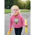 thumbnail image 2 of Skull With Dog Modern Style  Hoodie Toddler -Image by Shutterstock,  2 Toddler, 2 of 4