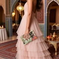 thumbnail image 2 of Floral Beaded Clutch Embroidery Sequin Beaded Purse Small Evening Clutch Purses for Women, 2 of 6