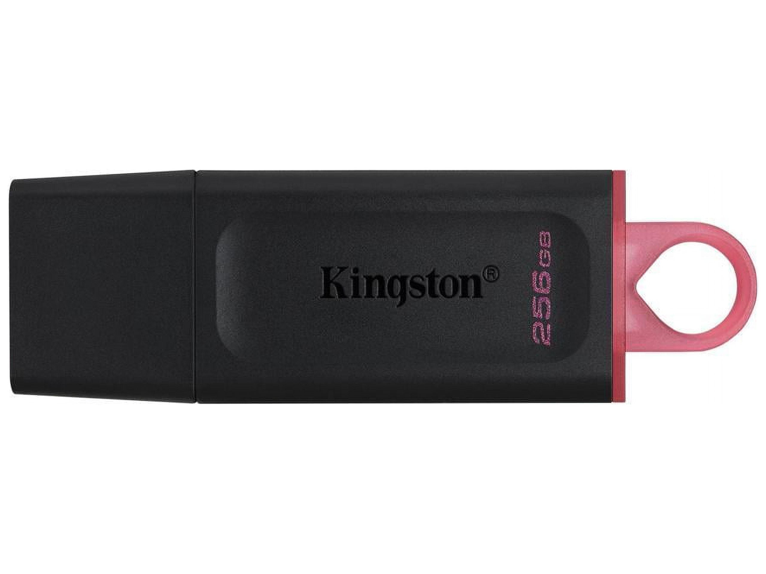 Kingston DataTraveler Exodia 256GB USB 3.2 (Gen 1) Flash Drive - 256 GB - USB 3.2 (Gen 1) - Black, Pink - 5 Year Warranty