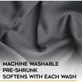 thumbnail image 5 of YnM Bamboo Duvet Cover for Weighted Blankets (Gradient Dark Grey, 60''x80''), 5 of 5