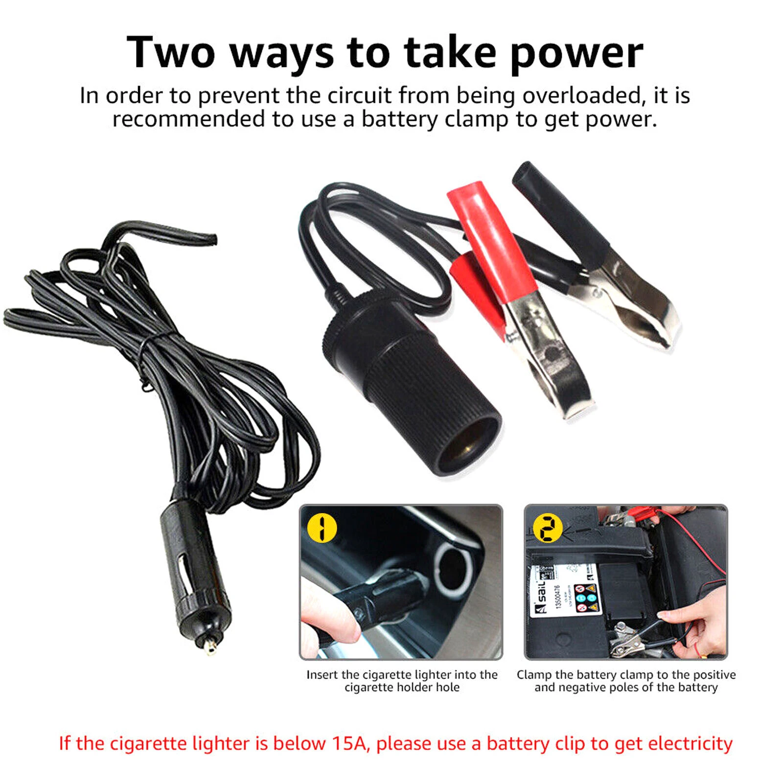NURATIT Faster Inflation Tire Inflator Heavy Duty Double Cylinders with Portable Bag- Car Accessories, Metal 12V Air Compressor Pump 150PSI with Adapter for Car, Truck, SUV Tires, Dinghy, Air Bed