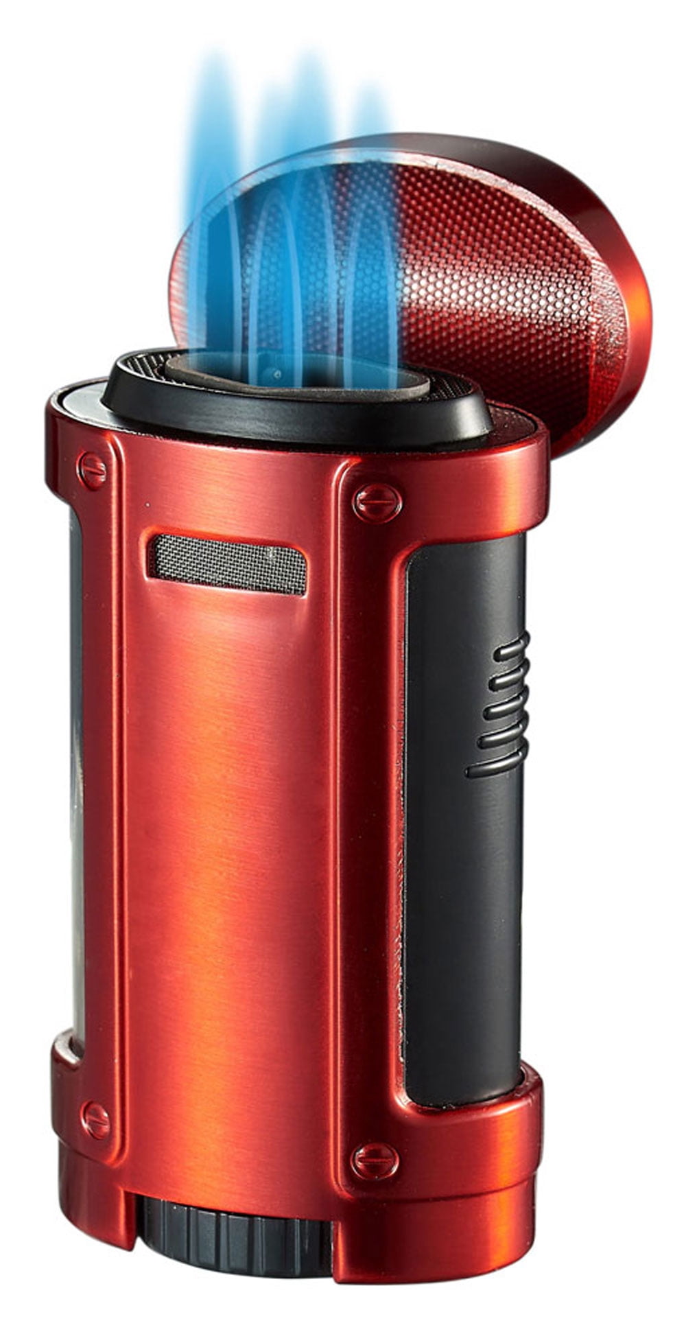 Visol Rhino Red Quad Flame Cigar Lighter