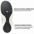 thumbnail image 5 of Men Slippers with Arch Support Canvas House Slipper Slip On Clog Outdoor Shoes, 5 of 12