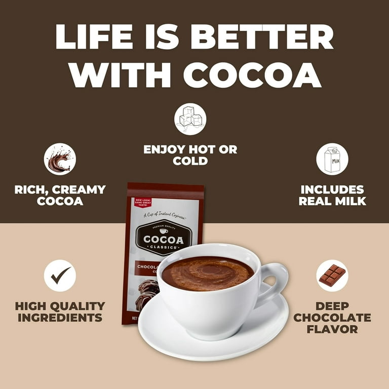 Cocoa Classics Cocoa Supreme Cocoa Mix Hot Chocolate with Nonfat