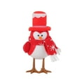 thumbnail image 7 of kiskick Christmas Glowing Bird with Knitted Plush Scarf and Hat – Reusable Holiday Desktop Decoration, Light Up LED Bird Ornament for Party Supplies and Gifts, 7 of 7