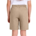 thumbnail image 4 of School Uniforms for Boys Girls Classic Pull On Elastic Back Shorts with Pockets Boys Khaki Shorts Boys Back To School Clothes Kids Preppy Clothes 11-12 Years, 4 of 8
