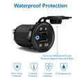 thumbnail image 4 of MMOBIEL Universal Waterproof Dual USB Charger Blue LED Indicator Power Outlet Socket 12V-24V Output 5V 2.1A Charger, 4 of 6